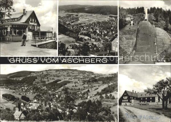 Aschberg Vogtland Sport Hotel Totalansicht Schanze Panora