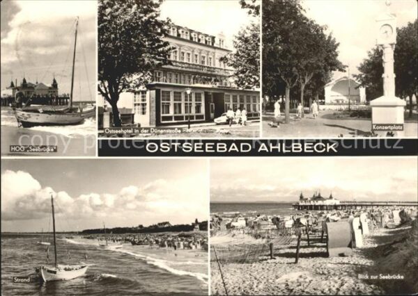 Ahlbeck Ostseebad HOG Seebrücke Dünenstrasse Konzertplatz