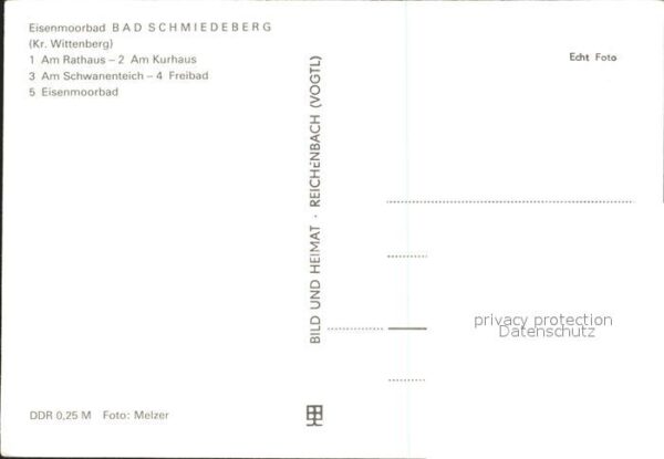 Bad Schmiedeberg Rathaus Kurhaus Schwanenteich Freibad E – Bild 2