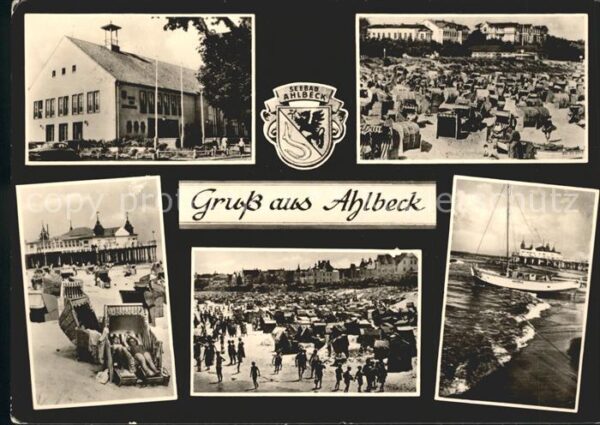 Ahlbeck Ostseebad Gaststätte Strandpartien Dampfer