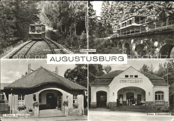 Augustusburg Drahtseilbahn Brücke Station Augustusbu