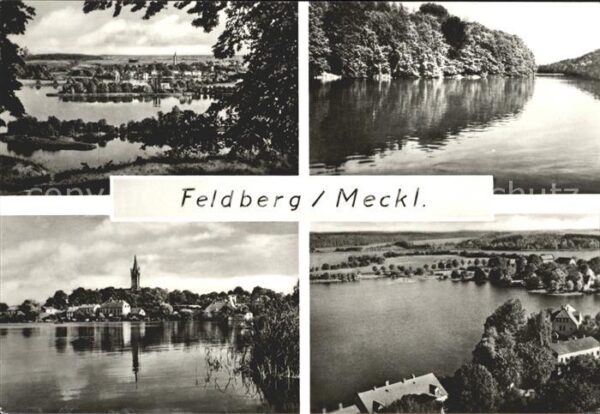 Feldberg Mecklenburg Blick vom Reiherberg Schmaler Luzin Hau