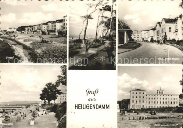 Heiligendamm Ostseebad Strand Weg Prof Vogel Strasse Strandleb