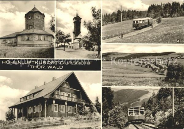 Cursdorf Aussichtsturm und Gaststätte Fröbelturm
