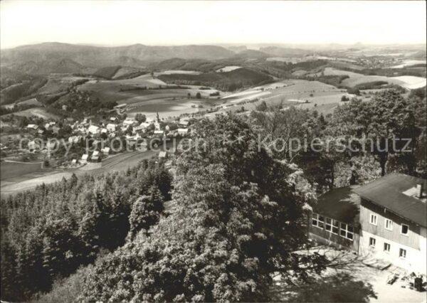 Saupsdorf Berggasthaus Wachberg Panorama