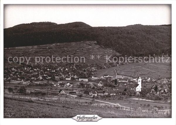 Pfaffenweiler Breisgau Totalansicht
