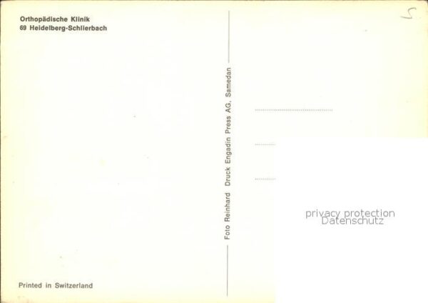 Schlierbach Heidelberg Orthopädische Klinik – Bild 2
