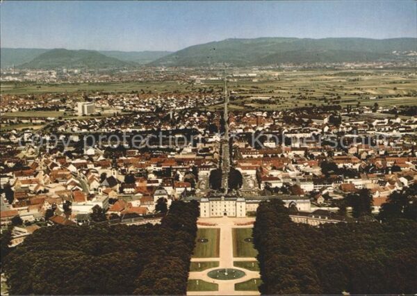 Schwetzingen Fliegeraufnahme