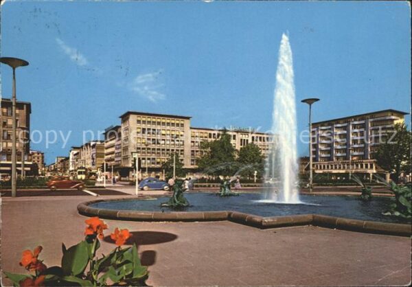 Mannheim Planken Springbrunnen