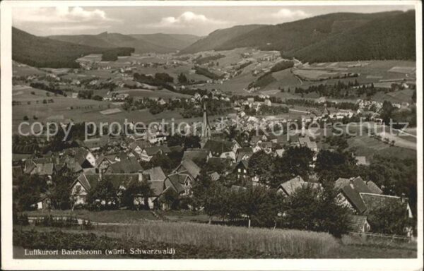 Baiersbronn Schwarzwald Panorama Luftkurort Schwarzwald