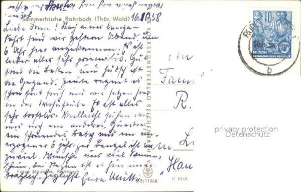 Rohrbach Saalfeld Teilansicht Sommerfrische – Bild 2