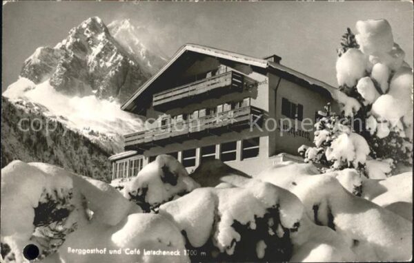 Mittenwald Bayern Berggasthof und Cafe Latscheneck Winter