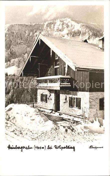 Ruhpolding Steinbergeralm Winterimpressionen