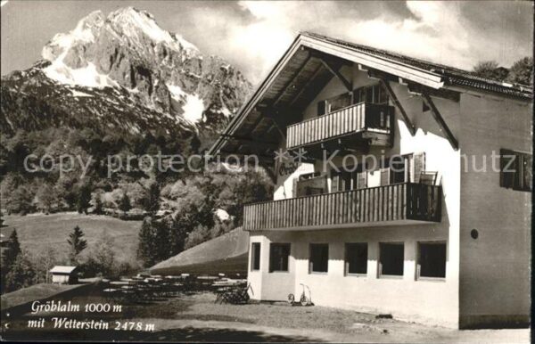 Groeblalm mit Wetterstein