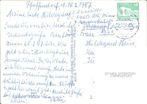 Pfaffendorf Koenigstein FDGB Erholungsheim Margaretenhof – Bild 2