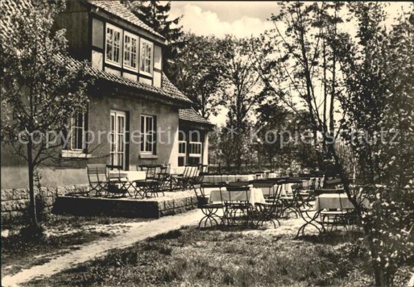 Darlingerode Konsum Raststätte Oehrenfeld Gartenrest