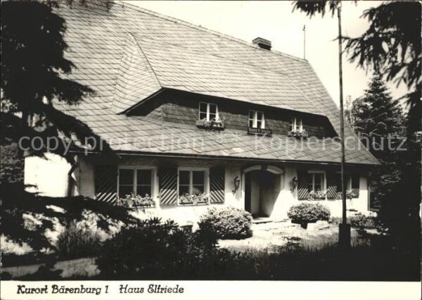 Baerenburg Sachsen Haus Elfriede Kurort Handabzug