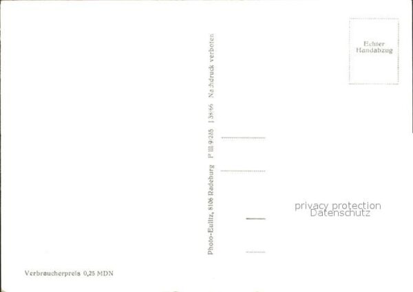 Baerenburg Sachsen Haus Elfriede Kurort Handabzug – Bild 2