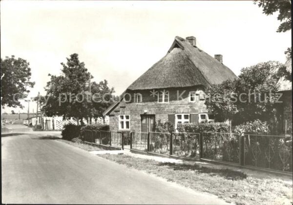Stahlbrode Fischerhaus Reetdach