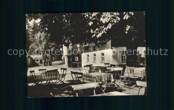 Altenhain Chemnitz Gasthof Goldener Hahn Gartenterrasse