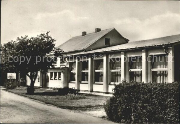 Zingst Ostseebad FDGB Erholungsheim Stranddistel Ostseeb