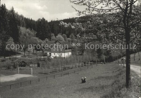 Waschleithe Gaststätte Osterlamm Baumblüte
