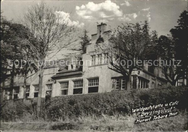 Tabarz Waldgaststätte und Cafe Deysingslust Ha