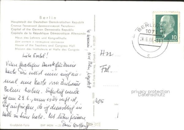 Berlin Haus des Lehrers Kongresshalle Hauptsta – Bild 2