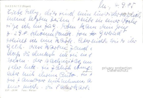 Sassnitz Ostseebad Ruegen Teilansicht Rügen Hotel Dampfer – Bild 2