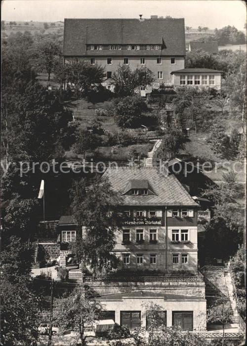 Bielatal FDGB Erholungsheim Handabzug