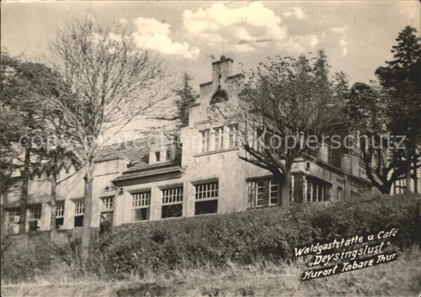 Tabarz Waldgaststätte Cafe Deysingslust Kurort
