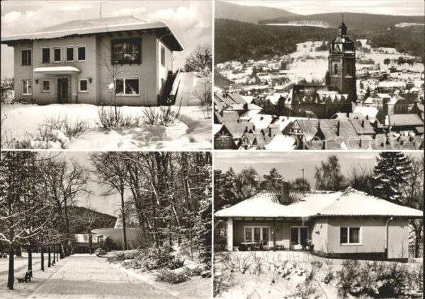 Bad Wildungen Teilansichten Kirche Bungalow Park