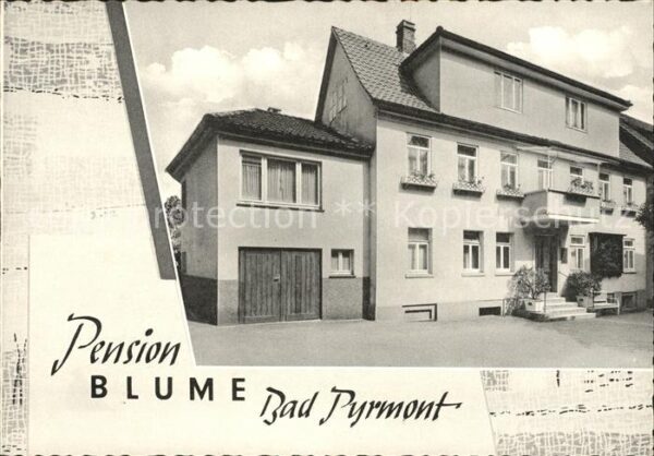 Bad Pyrmont Pension Blume
