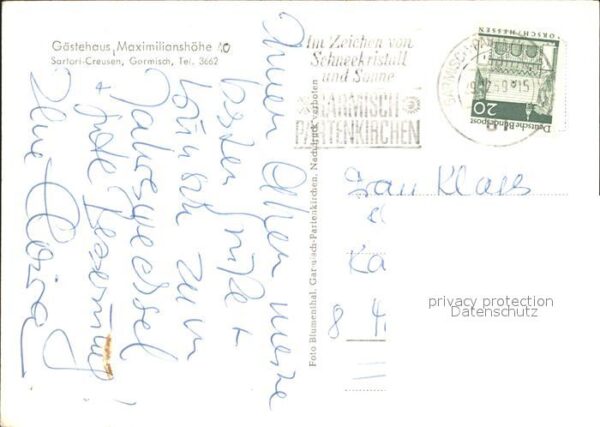 Garmisch-Partenkirchen Gästehaus Maximilianshöhe – Bild 2