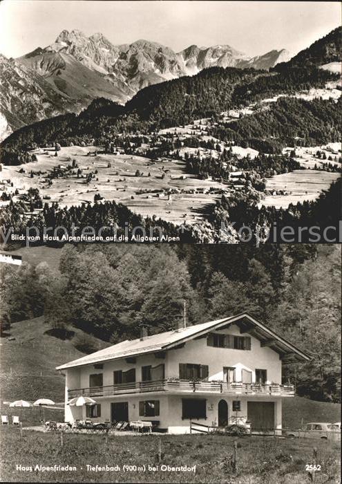 Tiefenbach Oberstdorf Haus Alpenfrieden Panorama Allgäuer Alp
