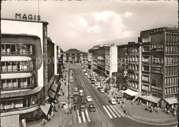 Hannover Bahnhofstrasse mit Bahnhof