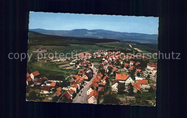 Hohegeiss Harz Fliegeraufnahme Heilklimatischer Höhenl
