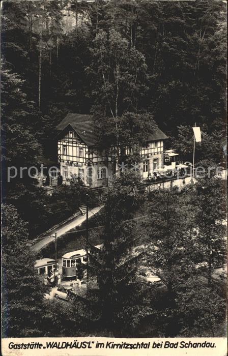 Bad Schandau Gaststätte Pension Waldhäusl im Kirnitz