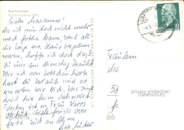 Bad Tennstedt Kurhaus erbaut 1899 – Bild 2