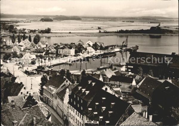 Wolgast Mecklenburg-Vorpommern Blick auf den Hafen