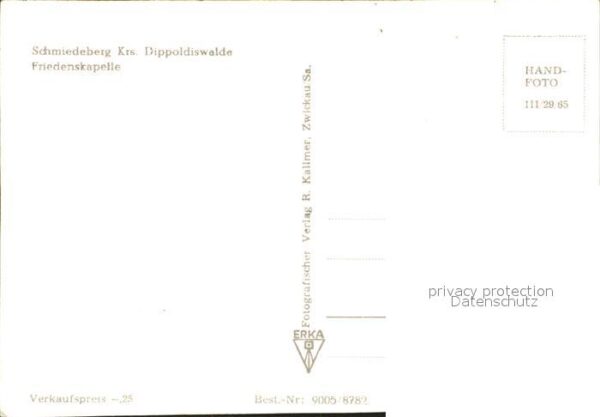 Schmiedeberg  Dippoldiswalde Friedenskapelle – Bild 2