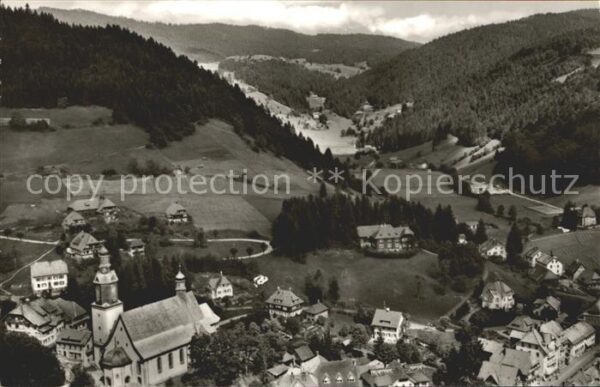 Todtmoos Kurort Hochschwarzwald Fliegeraufnahme