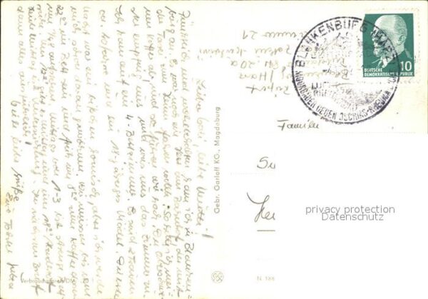Blankenburg Harz Erholungsheim Clara Zetkin – Bild 2