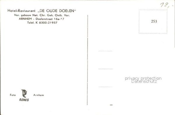 Arnhem Hotel Restaurant De oude Doelen – Bild 2