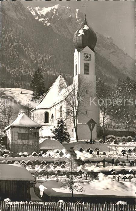 Grainau Friedhof Kirche Zugspitze
