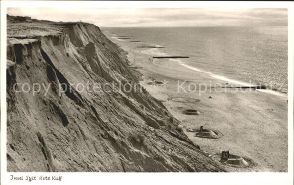 Insel Sylt Rotes Kliff Strand