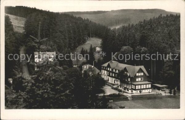 Friedrichroda Blick zum Kühlen Tal
