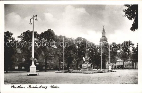 Genthin Hindenburgplatz Monument