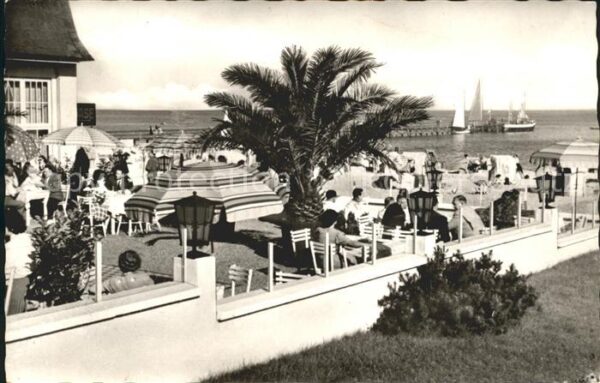 Groemitz Ostseebad Strandhalle Palmenterrasse