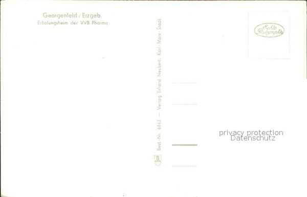 Georgenfeld Erholungsheim der VVB Pharma – Bild 2